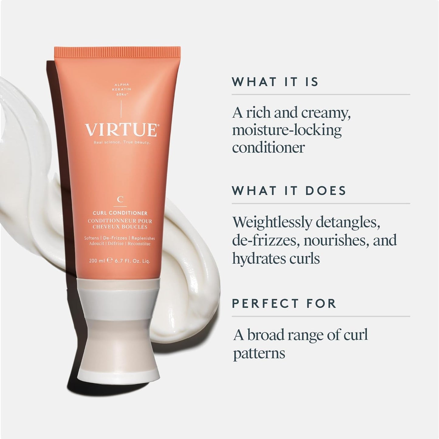 VIRTUE Curl Conditioner 200ml