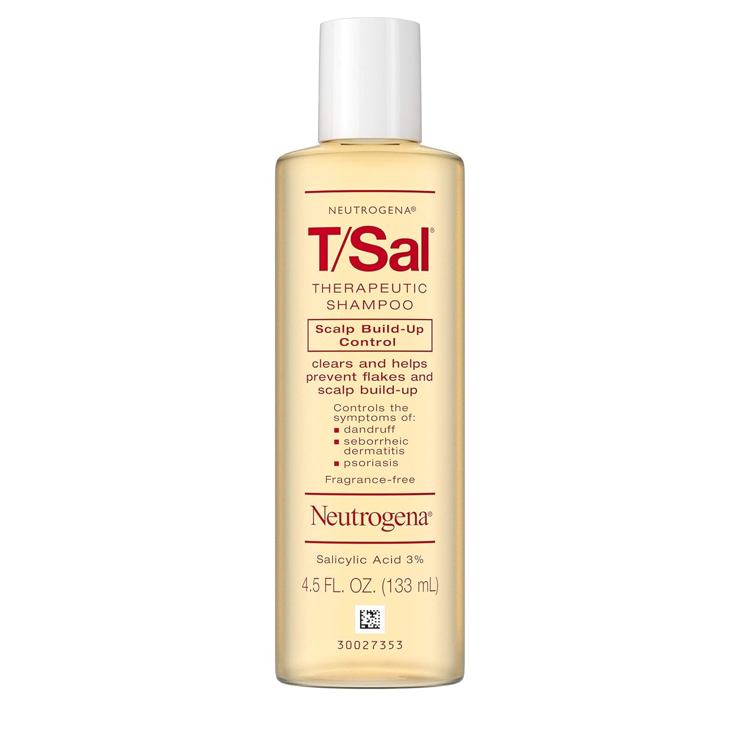 Neutrogena T/Sal Therapeutic Shampoo for Scalp Build-Up Control with Salicylic Acid,