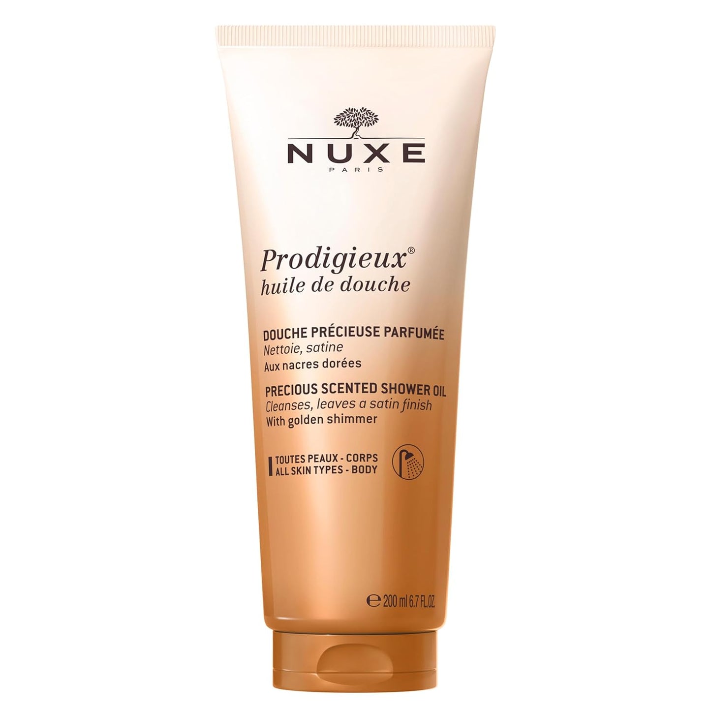 NUXE Prodigieux Shower Oil with Golden Shimmer 200ml